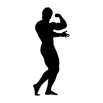 Polep vozidla Kulturista 001 pravá (01 - černá) SAMOLEPKA NA AUTO, NÁLEPKA, FÓLIE, POLEP, TUNING, VLASTNÍ TEXT, TISK, AUTOSAMOLEPKY.cz, POLEPY, OBRÁZEK, LOGO, 3D STICKERS