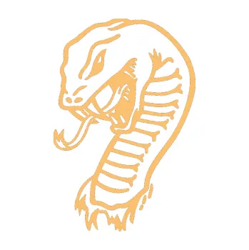 Samolepící dekorace Cobra levá (08 - béžová) SAMOLEPKA NA AUTO, NÁLEPKA, FÓLIE, POLEP, TUNING, VLASTNÍ TEXT, TISK, AUTOSAMOLEPKY.cz, POLEPY, OBRÁZEK, LOGO, 3D STICKERS