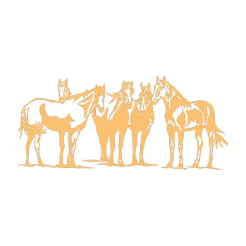 Samolepící dekorace Koníci 001 levá (08 - béžová) SAMOLEPKA NA AUTO, NÁLEPKA, FÓLIE, POLEP, TUNING, VLASTNÍ TEXT, TISK, AUTOSAMOLEPKY.cz, POLEPY, OBRÁZEK, LOGO, 3D STICKERS