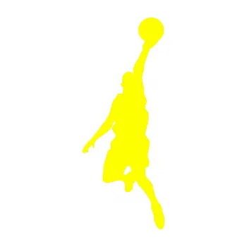 Samolepicí dekorace na vozidlo Basketbal 004 pravá (05 - žlutá citron) SAMOLEPKA NA AUTO, NÁLEPKA, FÓLIE, POLEP, TUNING, VLASTNÍ TEXT, TISK, AUTOSAMOLEPKY.cz, POLEPY, OBRÁZEK, LOGO, 3D STICKERS
