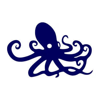 Samolepící dekorace SAMOLEPKA Chobotnice 001 pravá (23 - tmavě modrá) NA AUTO, NÁLEPKA, FÓLIE, POLEP, TUNING, VLASTNÍ TEXT, TISK, AUTOSAMOLEPKY.cz, POLEPY, OBRÁZEK, LOGO, SAMOLEPKY