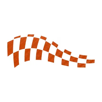 Polep vozidla SAMOLEPKA NA AUTO Šachovnice 046 (54 - 3D karbon oranžový) NÁLEPKA, FÓLIE, POLEP, TUNING, VLASTNÍ TEXT, TISK, AUTOSAMOLEPKY.cz, POLEPY, OBRÁZEK, LOGO, SAMOLEPKY