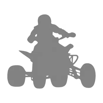 Samolepící dekorace SAMOLEPKA Čtyřkolka 002 pravá (17 - šedá) NA AUTO, NÁLEPKA, FÓLIE, POLEP, TUNING, VLASTNÍ TEXT, TISK, AUTOSAMOLEPKY.cz, POLEPY, OBRÁZEK, LOGO, SAMOLEPKY