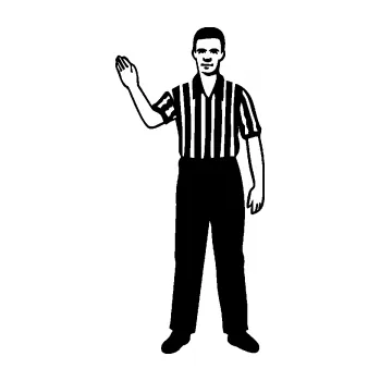 Samolepící dekorace SAMOLEPKA Rozhodčí 001 levá (01 - černá) NA AUTO, NÁLEPKA, FÓLIE, POLEP, TUNING, VLASTNÍ TEXT, TISK, AUTOSAMOLEPKY.cz, POLEPY, OBRÁZEK, LOGO, SAMOLEPKY