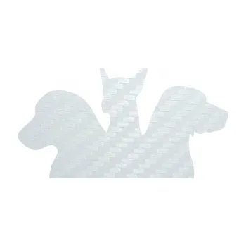 Polep vozidla SAMOLEPKA Psi 001 levá skupinka (51 - 3D karbon bílý) NA AUTO, NÁLEPKA, FÓLIE, POLEP, TUNING, VLASTNÍ TEXT, TISK, AUTOSAMOLEPKY.cz, POLEPY, OBRÁZEK, LOGO, SAMOLEPKY