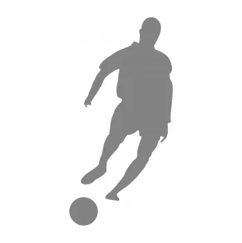 Samolepicí dekorace na vozidlo Fotbalista 007 levá (17 - šedá) SAMOLEPKA NA AUTO, NÁLEPKA, FÓLIE, POLEP, TUNING, VLASTNÍ TEXT, TISK, AUTOSAMOLEPKY.cz, POLEPY, OBRÁZEK, LOGO, 3D STICKERS