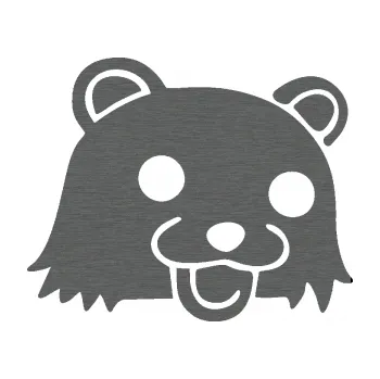 Autodoplněk Samolepka na auto Bear pravá (62 - škrábaný titan) NÁLEPKA, FÓLIE, POLEPY, TUNING, VLASTNÍ TEXT, TISK, AUTOSAMOLEPKY.cz, SAMOLEPKY, OBRÁZEK, LOGO, VÝROBA, PRODEJ