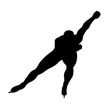 Polep vozidla Rychlobruslení pravá (01 - černá) SAMOLEPKA NA AUTO, NÁLEPKA, FÓLIE, POLEP, TUNING, VLASTNÍ TEXT, TISK, AUTOSAMOLEPKY.cz, POLEPY, OBRÁZEK, LOGO, 3D STICKERS