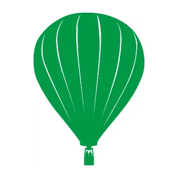 Polep vozidla SAMOLEPKA Horkovzdušný balón 002 (12 - zelená) NA AUTO, NÁLEPKA, FÓLIE, POLEP, TUNING, VLASTNÍ TEXT, TISK, AUTOSAMOLEPKY.cz, POLEPY, OBRÁZEK, LOGO, SAMOLEPKY