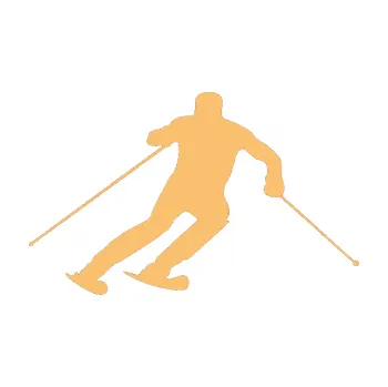 Samolepicí dekorace na vozidlo Lyžař 021 pravá (08 - béžová) SAMOLEPKA NA AUTO, NÁLEPKA, FÓLIE, POLEP, TUNING, VLASTNÍ TEXT, TISK, AUTOSAMOLEPKY.cz, POLEPY, OBRÁZEK, LOGO, 3D STICKERS