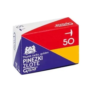 Set školních potřeb Pinezki złote (10szt) GRAND