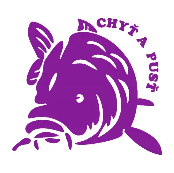 Polep vozidla SAMOLEPKA Kapr 004 chyť a pusť levá (14 - fialová) NA AUTO, NÁLEPKA, FÓLIE, POLEP, TUNING, VLASTNÍ TEXT, TISK, AUTOSAMOLEPKY.cz, POLEPY, OBRÁZEK, LOGO, SAMOLEPKY