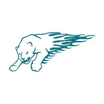 Samolepicí dekorace na vozidlo Animal flames 020 levá puma (92 - Ultra Metalic tyrkysová) SAMOLEPKA NA AUTO, NÁLEPKA, FÓLIE, POLEP, TUNING, VLASTNÍ TEXT, TISK, AUTOSAMOLEPKY.cz, POLEPY, OBRÁZEK, LOGO, 3D STICKERS