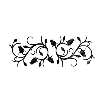 Samolepící dekorace Květina dekor 010 pravá růžičky (50 - 3D karbon černý) SAMOLEPKA NA AUTO, NÁLEPKA, FÓLIE, POLEP, TUNING, VLASTNÍ TEXT, TISK, AUTOSAMOLEPKY.cz, POLEPY, OBRÁZEK, LOGO, 3D STICKERS