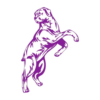 Polep vozidla SAMOLEPKA Pes 033 pravá (14 - fialová) NA AUTO, NÁLEPKA, FÓLIE, POLEP, TUNING, VLASTNÍ TEXT, TISK, AUTOSAMOLEPKY.cz, POLEPY, OBRÁZEK, LOGO, SAMOLEPKY