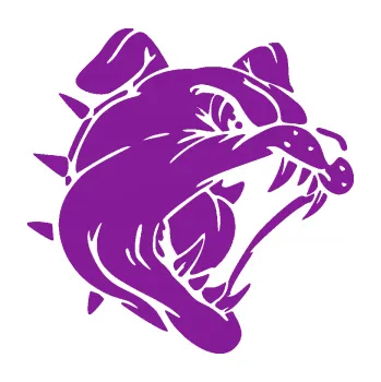 Polep vozidla Pes 136 pravá rozzuřený buldok (14 - fialová) SAMOLEPKA NA AUTO, NÁLEPKA, FÓLIE, POLEP, TUNING, VLASTNÍ TEXT, TISK, AUTOSAMOLEPKY.cz, POLEPY, OBRÁZEK, LOGO, 3D STICKERS