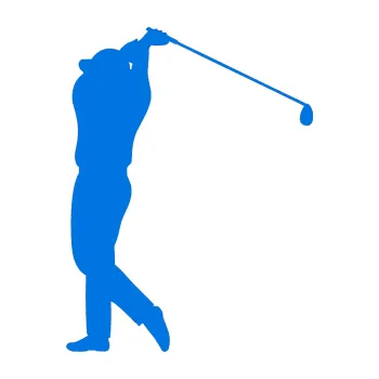 Polep vozidla SAMOLEPKA Golfista 004 levá (11 - modrá oceán) NA AUTO, NÁLEPKA, FÓLIE, POLEP, TUNING, VLASTNÍ TEXT, TISK, AUTOSAMOLEPKY.cz, POLEPY, OBRÁZEK, LOGO, SAMOLEPKY