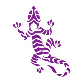 Samolepící dekorace Ještěrka 009 levá (14 - fialová) SAMOLEPKA NA AUTO, NÁLEPKA, FÓLIE, POLEP, TUNING, VLASTNÍ TEXT, TISK, AUTOSAMOLEPKY.cz, POLEPY, OBRÁZEK, LOGO, 3D STICKERS