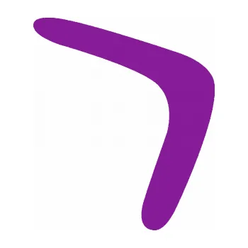 Polep vozidla SAMOLEPKA Bumerang 001 pravá (14 - fialová) NA AUTO, NÁLEPKA, FÓLIE, POLEP, TUNING, VLASTNÍ TEXT, TISK, AUTOSAMOLEPKY.cz, POLEPY, OBRÁZEK, LOGO, SAMOLEPKY