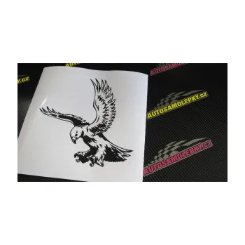 Samolepicí dekorace na vozidlo Predators 010 levá orel (17 - šedá) SAMOLEPKA NA AUTO, NÁLEPKA, FÓLIE, POLEP, TUNING, VLASTNÍ TEXT, TISK, AUTOSAMOLEPKY.cz, POLEPY, OBRÁZEK, LOGO, 3D STICKERS