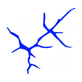 Samolepící dekorace Prasklina 005 (19 - modrá dynamic) SAMOLEPKA NA AUTO, NÁLEPKA, FÓLIE, POLEP, TUNING, VLASTNÍ TEXT, TISK, AUTOSAMOLEPKY.cz, POLEPY, OBRÁZEK, LOGO, 3D STICKERS