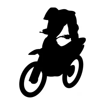 Samolepící dekorace SAMOLEPKA Motorka 017 levá motokros freestyle (01 - černá) NA AUTO, NÁLEPKA, FÓLIE, POLEP, TUNING, VLASTNÍ TEXT, TISK, AUTOSAMOLEPKY.cz, POLEPY, OBRÁZEK, LOGO, SAMOLEPKY