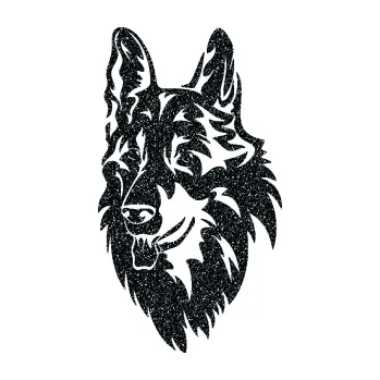 Polep vozidla SAMOLEPKA Pes 128 levá německý ovčák (85 - Ultra Metalic černá) NA AUTO, NÁLEPKA, FÓLIE, POLEP, TUNING, VLASTNÍ TEXT, TISK, AUTOSAMOLEPKY.cz, POLEPY, OBRÁZEK, LOGO, SAMOLEPKY