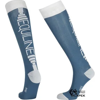 Podkolenky Equiline -COREYC- - Modrá/275 - 39-42