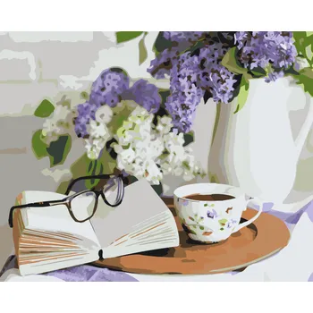 Malování podle čísel - Čas odpočinku Velikost: 40x50cm, Rámování: Pouze srolované plátno