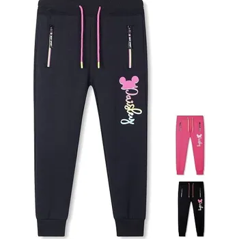 KUGO DÍVČÍ TEPLÁKY "DAISY" Barva: černá, Velikost: 116