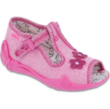 Dívčí bačkory Bačkůrky papučky Befado 213P109 růžové velikost: 22