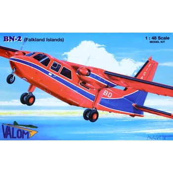 Plastikový model Valom 1/48 Britten-Norman BN-2 Islander (Falkland Isl.)