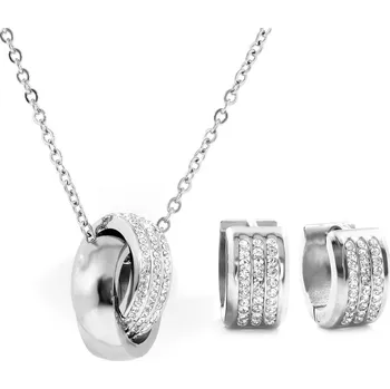 Souprava šperků BRUNOshop.cz Souprava KROUŽKY s kamínky