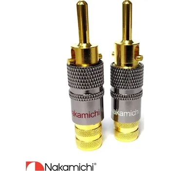 Počítačová hra Nakamichi Banana Plugs N0575 (Reproduktorový banánek s aretačním mechanismem, cena za pár)