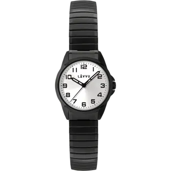 Hodinky LAVVU Dámské pružné hodinky STOCKHOLM Small Black