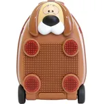 Dětský kufr se stavebnicí (pejsek-hnědá), PD Toys 1711, 46 x 33,5 x 30,5cm