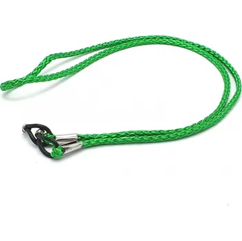 Šňůrka na brýle pevná pletená zelená