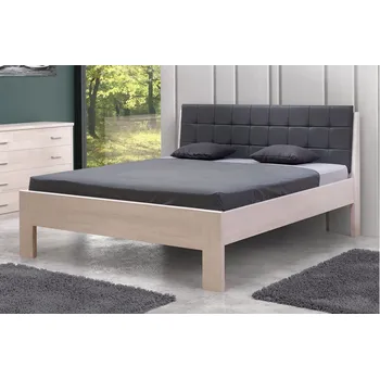 Postel BMB Denerys Paradise postel - buk Moření: káva, Provedení: Jádrový buk cink, Typ: ostré rohy, Rozměr: 160 x 200 cm