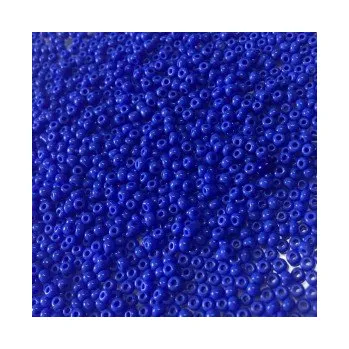 Dětské navlékací korálky Rokajl 10/0 modrá mléčná