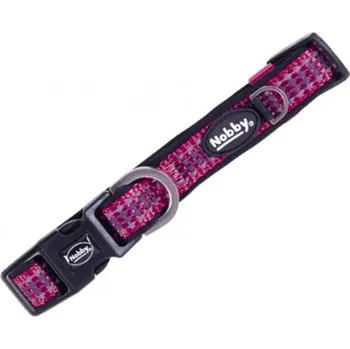Obojek pro psa Nobby Nobby KALEA obojek nylon reflexní malina M-L