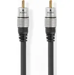 HQ vysoce kvalitní kabel pro subwoofer 1xRCA - 1xRCA 5m CAGC24170AT50