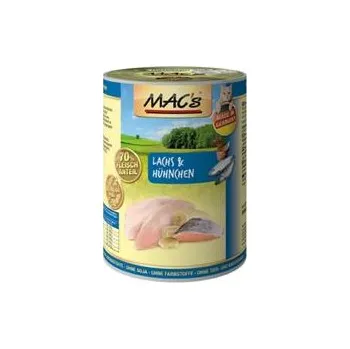 Krmivo pro kočku Konz. MACs Cat LOSOS a KUŘE 200 g