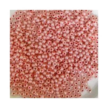 Dětské navlékací korálky Preciosa rokajl 11/0 starorůžová s leskem