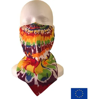 Šátek Lung Dragon Batika NANO Bandana šátek s vyměnitelným filtrem z českého nanovlákna