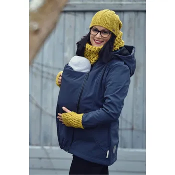 Pánská bunda Softshell bunda - antracit (tmavě šedá), Angel wings Velikost: L