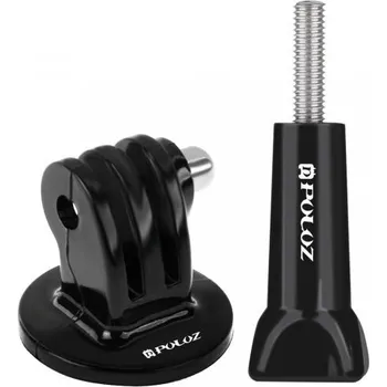 Puluz adaptér pro upevnění na stativu s dlouhým šroubem pro GoPro - černý