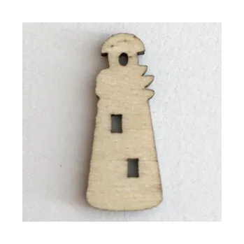 Dřevěný výřez maják 23x9mm