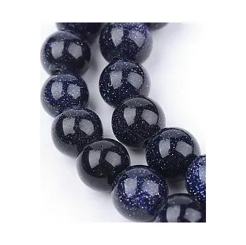 Korálek Modrý živec 6mm (8ks)