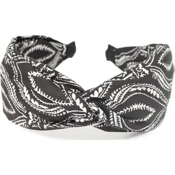 Čelenka Široká látková čelenka do vlasů Barva: černá