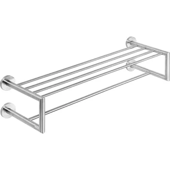 Drátěná police Bemeta - NEO: Polička na ručníky dvojitá s hrazdou 600 mm 104205105